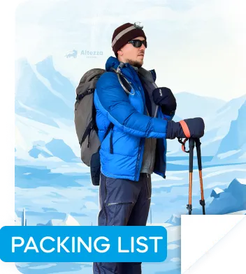 Hent pakkeliste for Kilimanjaro som PDF