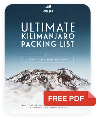 Få pakkelisten for Kilimanjaro som PDF